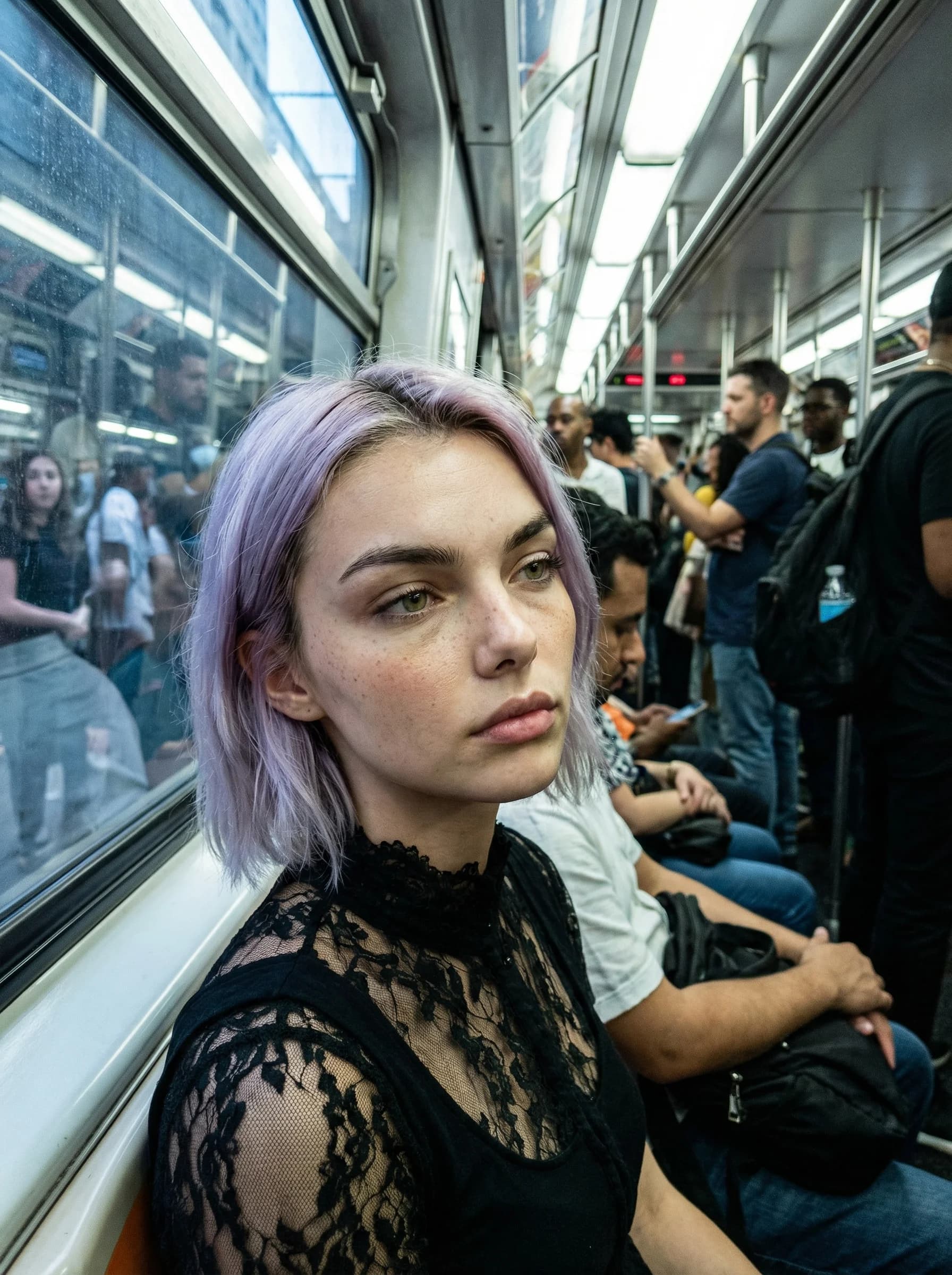 Sua foto no metrô em 40 segundos