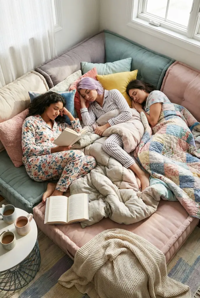 Template Relax coletivo - Foto profissional com IA