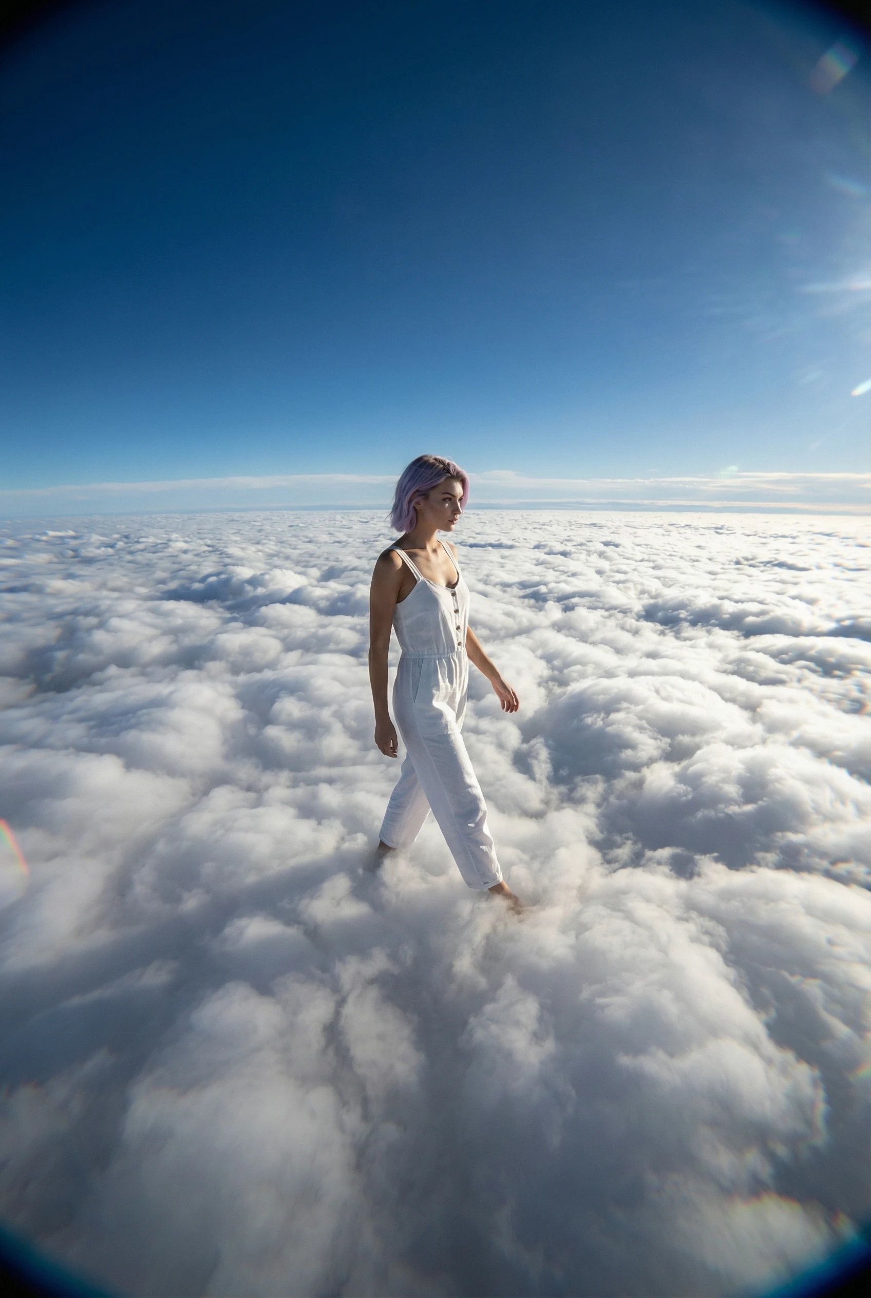 Template Caminho nas Nuvens - Foto profissional com IA